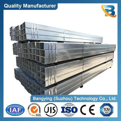 Mild Carbon Welded Metal Ms ERW Black Iron Hollow Section Rectangular and Square Steel Pipe BYAS-418 for Customization