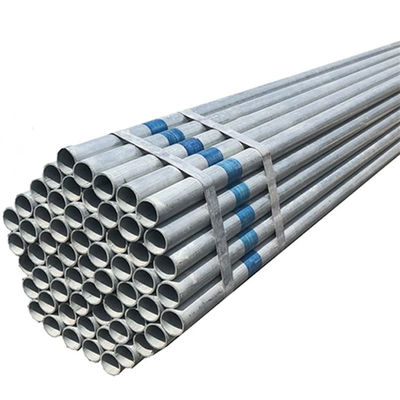 15mm Hot Dipped Gi Round Steel Tubing Pre Galvanized Steel Tube Processing Decoiling