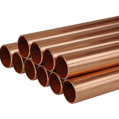 Customized Request Round Yellow Copper Tubes for Air Conditioners Thick Walled Pipes
