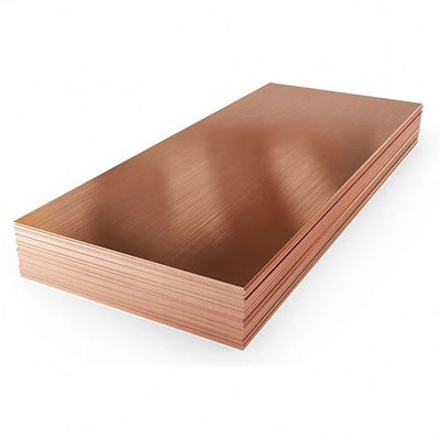 Copper Plate 0.5mm 1mm Thick Polished Surface C1100 Silver Plated Sheet for Electrolytic