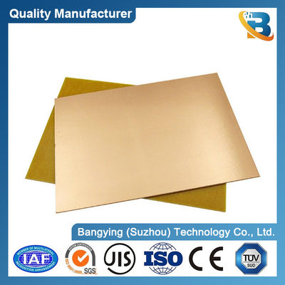 Engraving and Cutting Custom Brass Plate Sheet 0.8 1 1.5 2 3 4 5mm with Customization
