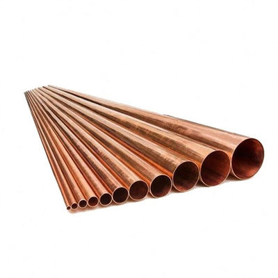 Alloy C11000 C12200 ASTM B8 Seamless Copper Pipe Brass Tube Copper Tube Pipe Cutting Processing