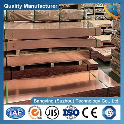 Customized T1 T2 Copper Plate 2mm 5mm Cathode for C10100 C12000 Elongation 45-50
