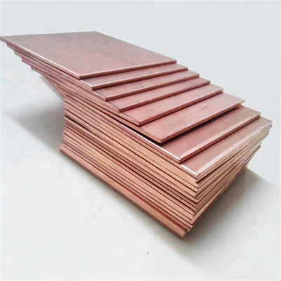 Gold Color 5mm Thick Copper Sheet for H62 H65 H68 H70 H80 H90 Brass Plate Sheet in Red