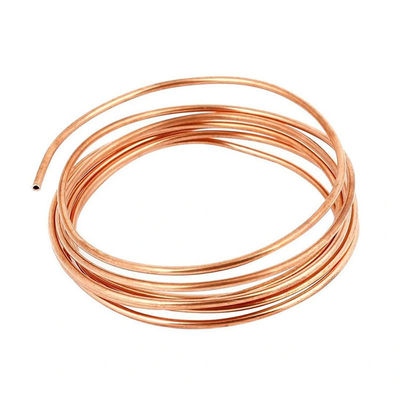 40% Elongation Soft Copper Coil Pipe for AC Air Conditioner 3/8 Rolling Pancake Copper Tube