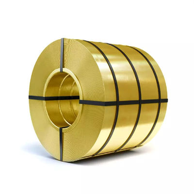 C2740 C2741 Brass Strip Coil for Certificated Earthing Copper Strip in Brass Coil