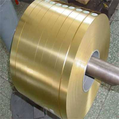 Punching Brass Strip with Max 1020mm Width and C2680 C2600 C2800 Brass Coil Brass Foil