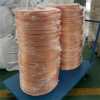TP2 Grade Capillary Copper Pipe Stock 1/4 3/8 1/2 5/8 Inch Copper Tube L/C Payment