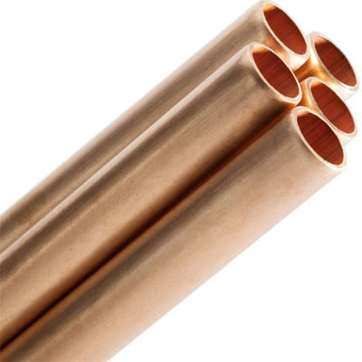 TP2 Grade Capillary Copper Pipe Stock 1/4 3/8 1/2 5/8 Inch Copper Tube L/C Payment