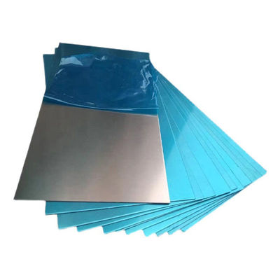 Aluminum Sheet Film Coated 6061 5083 3003 6063 Rail Traffic Darwing Brushed Polised Metal