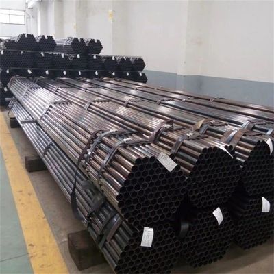 Length 4-12m Black Seamless Carbon Steel Pipe for Pipeline Transport ASTM Q235/a106/a53