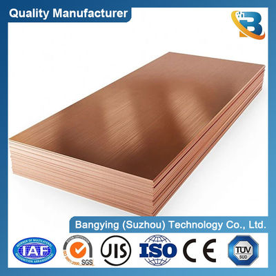 4mm-2500mm Solid Copper Plate Welding C28000 C26800 C26000 Sheet with Customization