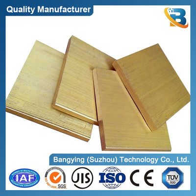 Customized Request 0.1mm 1mm Thickness ASTM C21000 C26800 Brass Plate for Metal Plater