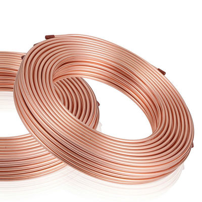 Customized Pancake Coil Copper Pipe for Air Conditioner C1100 C12200 1/4" 3/8" 1/2" 3/4