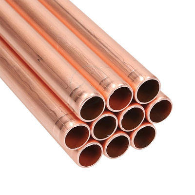Alloy C11000 C12200 ASTM B8 Seamless Copper Pipe Brass Tube Copper Tube Pipe Cutting Processing