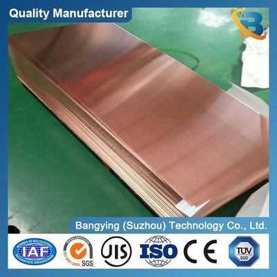 T2 4X8 Copper Plate Sheets Pure Copper 99.99% 3mm 5mm Thickness ASTM Standard Ts MPa 22-25