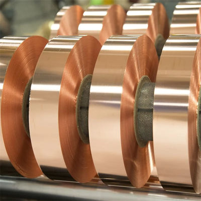 99.99 Pure Copper Strip Coil Copper Tape Roll for Food and Beverage Industry