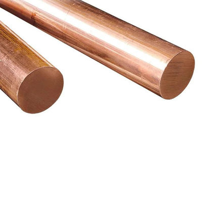 Pure 99.99% Copper Bar Solid Copper Rod ASTM AISI C11000 Copper Earth Rod Bar Water Heater